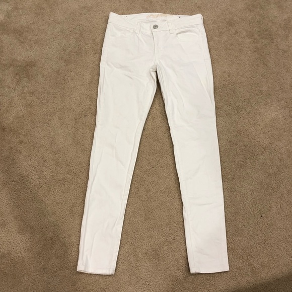 White American Eagle Jeggings Jeans stretch pants